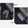 Under Seat Storage Box For Tesla Model YL 6-Seats 2026 TPE Drawer Seat Lower Front Rear Organizer Tray Trash Can Car Accessories