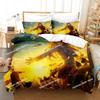 3D Anime Spice and Wolf Bedding Set Single Twin Printed With Pillowcase Bed Duvet Cover Soft Single Double Queen Super King Size