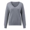 Women S Long Sleeve V Neck Loose Knit Pullover Sweater