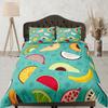 Bedding Set with Tropical Fruits Refreshing