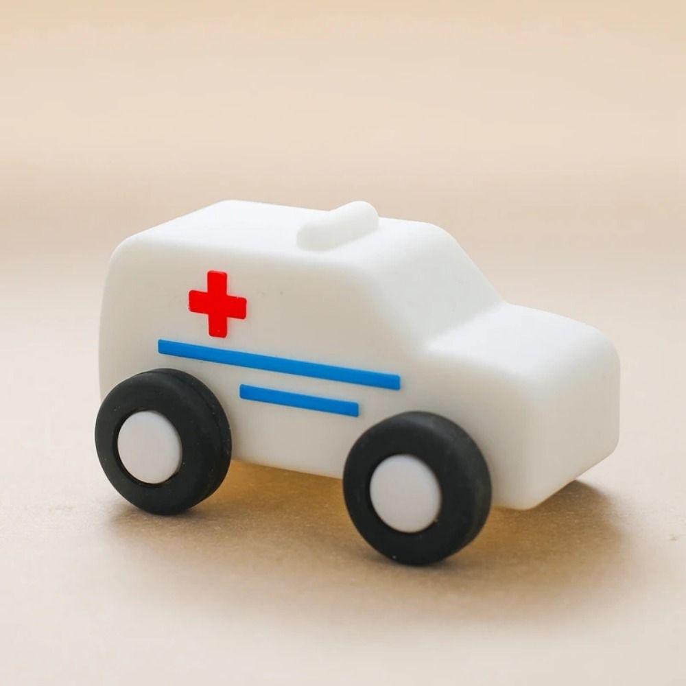 Food Grade Teething Car Teether Toy Silicone Car Toy Baby Silicone Car Children