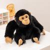 Soft Fluffy Chimpanzee Plush Toy Realistic Design Gorilla Stuffed Animal  Birthday Gift