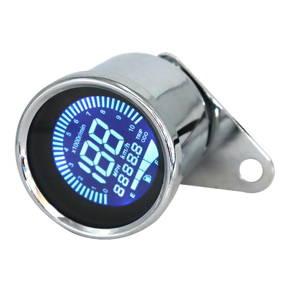 

Универсальный 12В Мотоциклетный Прибор Модифицированный ЖК Цифровой Дисплей Спидометр Тахометр Датчик Мотоциклетные Аксессуары серебряный