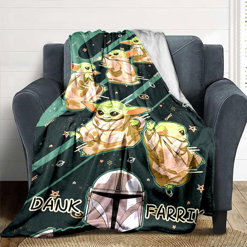 Star Wars Blanket Warmthful Decor Perfect for Picnics Livingroom Couch for All Seasons Modern Style Suitable for Gifting Relatives and Friends