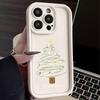 Christmas Tree Pattern Shockproof Soft Silicone Phone Case Compatible With Multiple Iphone Models