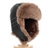 Warm Trapper Hat Faux Fur Lining Bomber Hat New Earflap Hat  Cycling