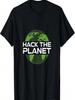 Hack The Planet Softwareentwickler Programmierer Hacker T-Shirt