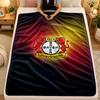 Flannel BlanketBayer Leverkusen Football Warm Soft Throw Blanket for Indoor Sofa Bed Living Room Use