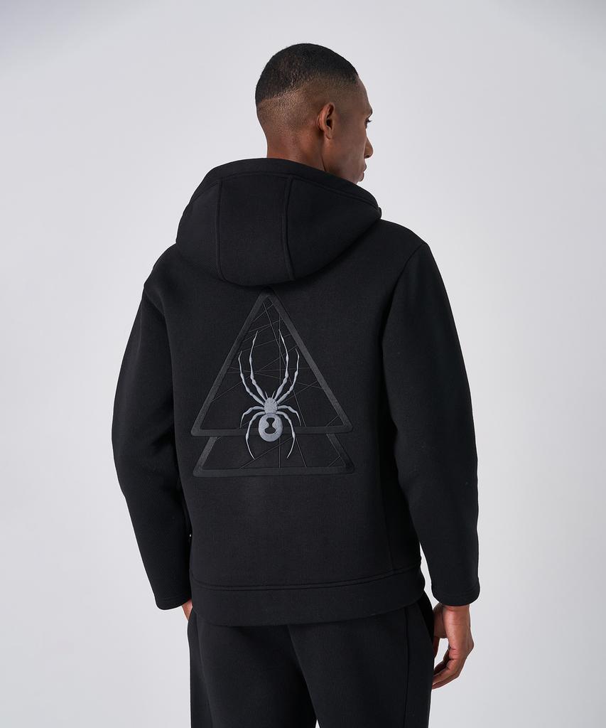 Spyder Men'S Sweater Bonded Hoodie Zip-Up Spjwcnft303Mblk