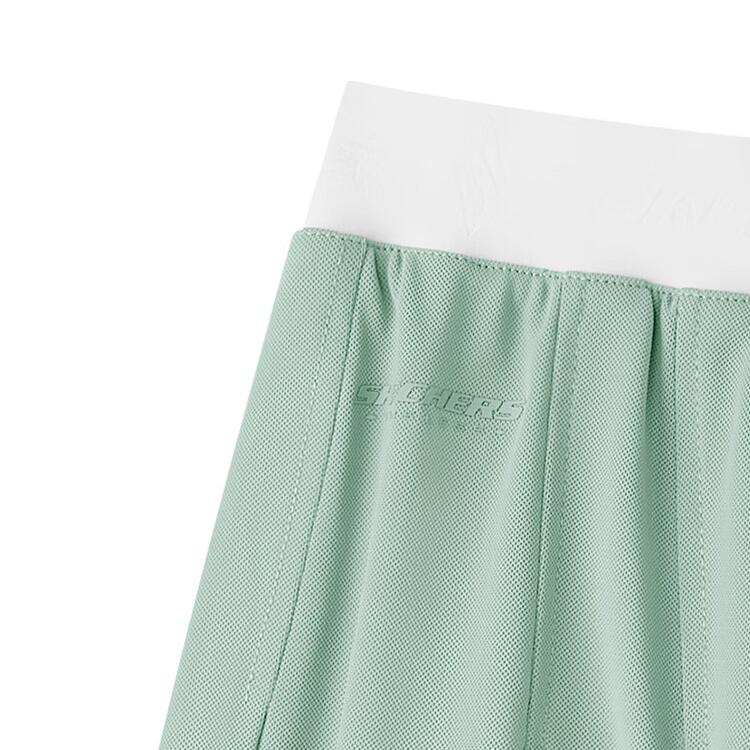 Skechers SS25 Classic Series Fashion Simple Moisture-Wicking Quick-Dry Breathable Skirt Pants Casual Skirt Women skirts Iceberg-Green L225W039-05F3