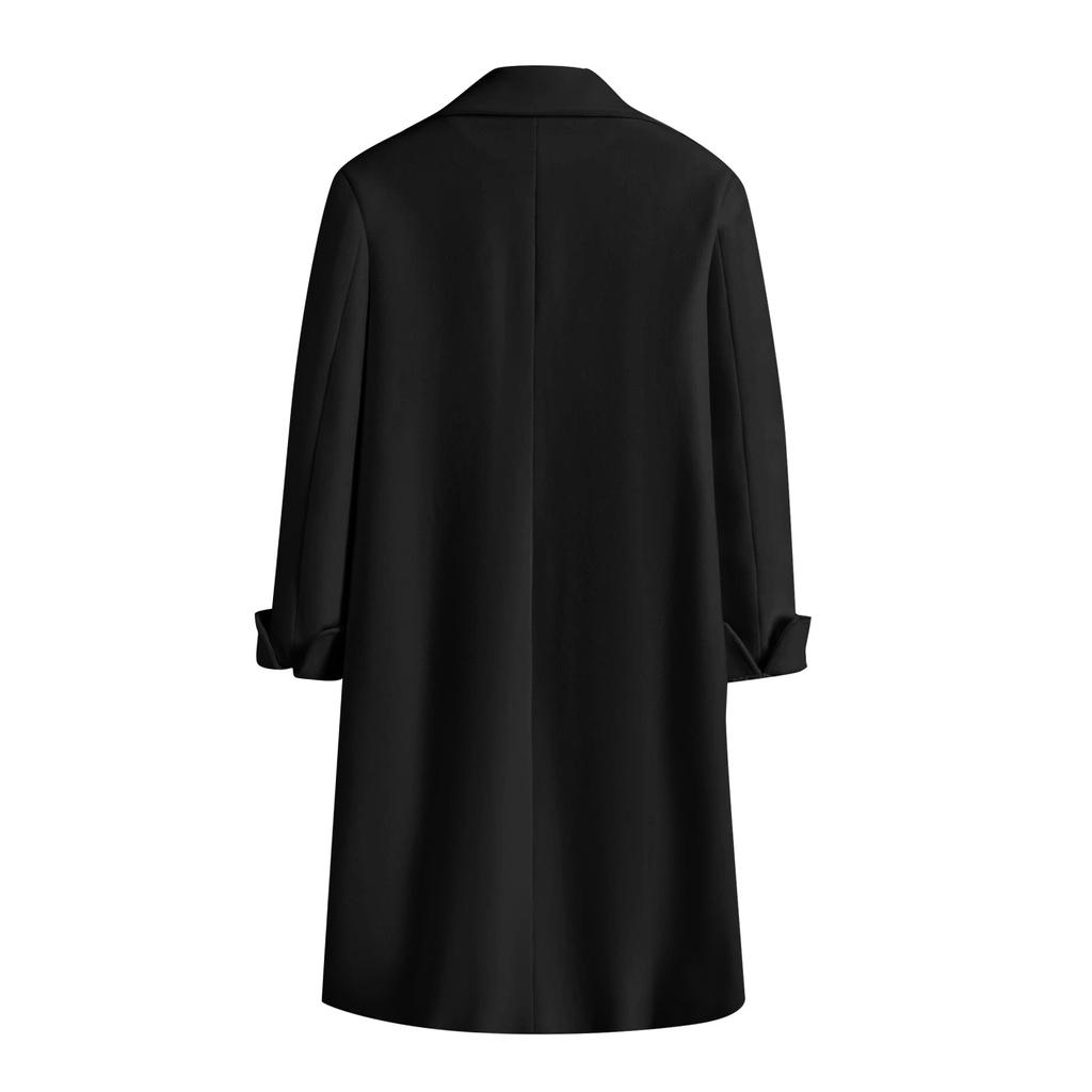 Men's Relaxed-Fit Casual Workwear Baseball Jacket Long-Sleeve Outerwear