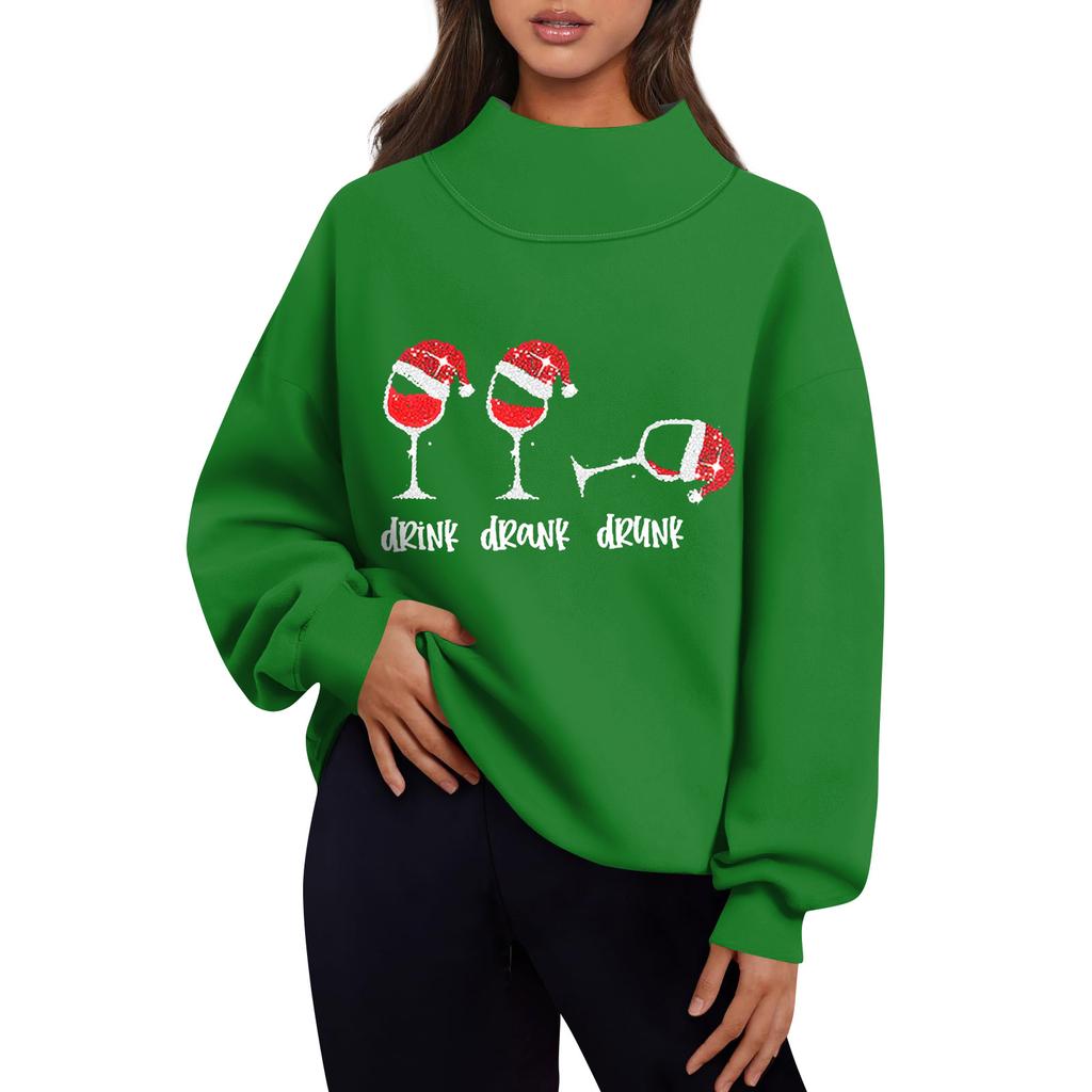 Women's Sweatshirt Sports Flannel Sweatshirt Long Sleeve Top Casual V-Neck Sweatshirt