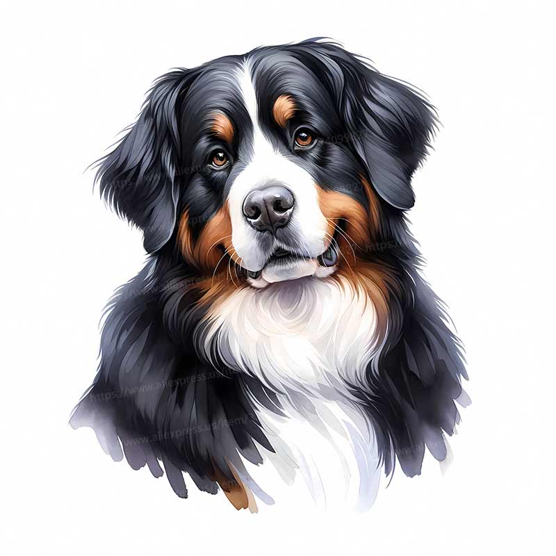 

Bernese Mountain Dog Car Sticker Vinyl Decal Waterproof Rear Window Motorcycle Camper Bumper Truck Laptop Decoration Y195 A-15cm Longest Side