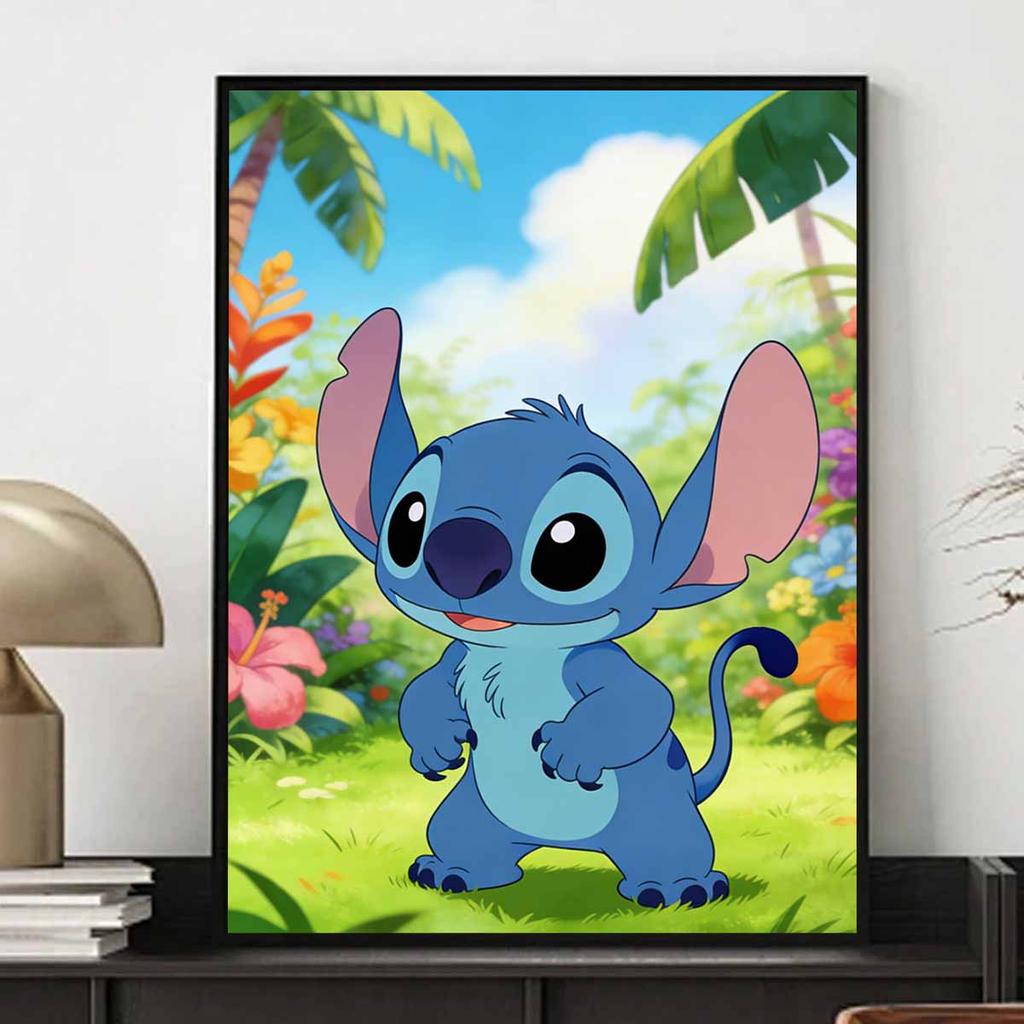 Disney Stitch Diamond Paint Art Kit Mosaic Painting Diamond Art Home Room Decor Gift