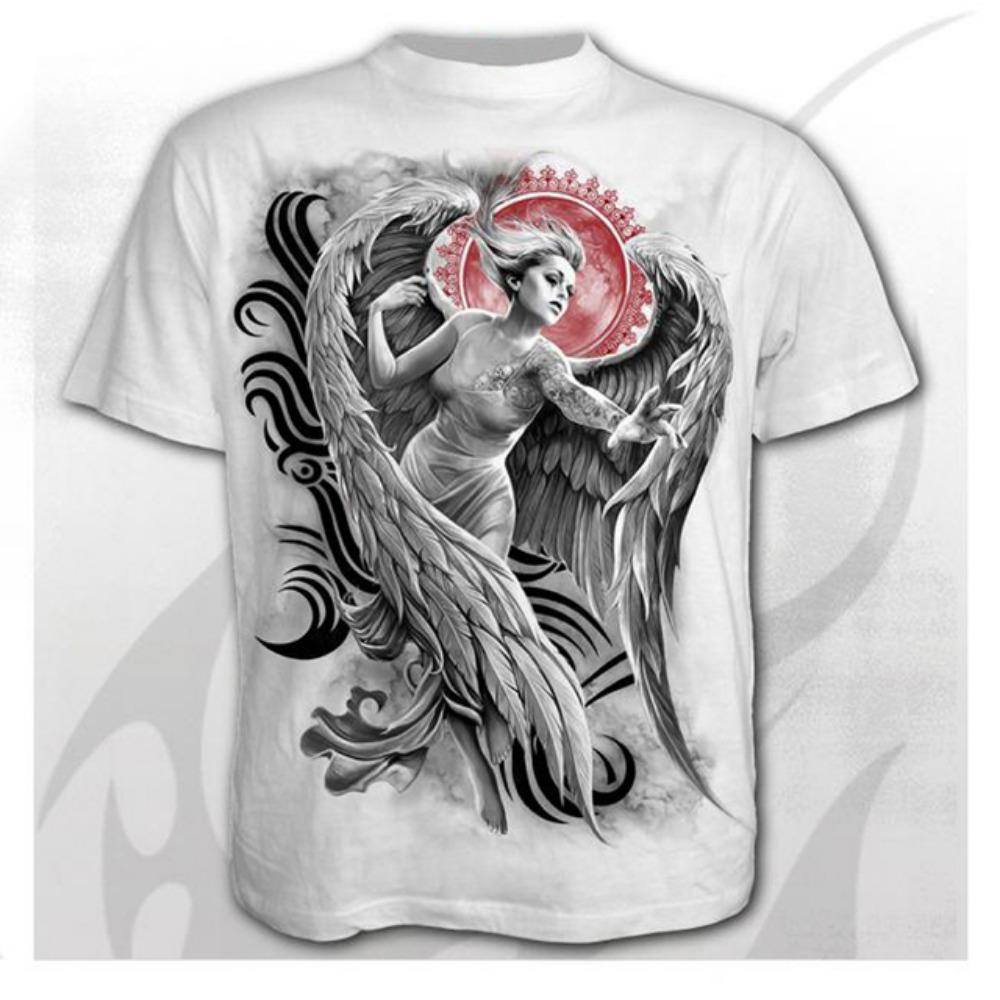 Scary Skull Men's T-Shirts Punk Style 3D Shirts New Funny O-Neck T-Shirt Summer Fashion Tops Boys Clothing Large Size Streetwear