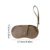 Soft Lychee Pattern Pu Leather Glasses Bag Retro Sunglasses Case Portable Myopia Frame Case Simple Eyeglasses Eyewear Storage