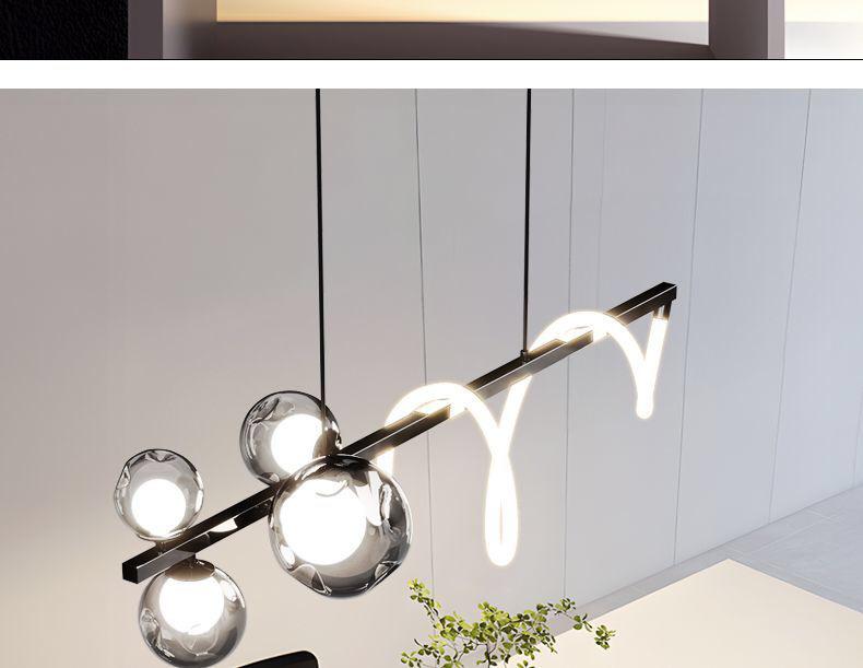 Luxury Glass Pendant Light for Dining Rooms and Bars