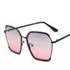 New Large Frame Sunglasses Polygonal Outdoor Uv Protection Personalized Fashion Women Sun Glasses High-End Casual Glasses Uv400