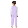 Mono Adaptativo Unisex para Niños con Necesidades Especiales, Bloque de Color, Cuello Redondo, Manga Larga, Espalda Anti-Tirones, Cremallera Trasera Invisible, Body para el Cuidado Diario