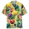 Full Print Mens Retro Bingo Game Hawaiian Shirt New In Summer Short Sleeve Button Up Beach Blouse Casual Men's Aloha Shirt Tops