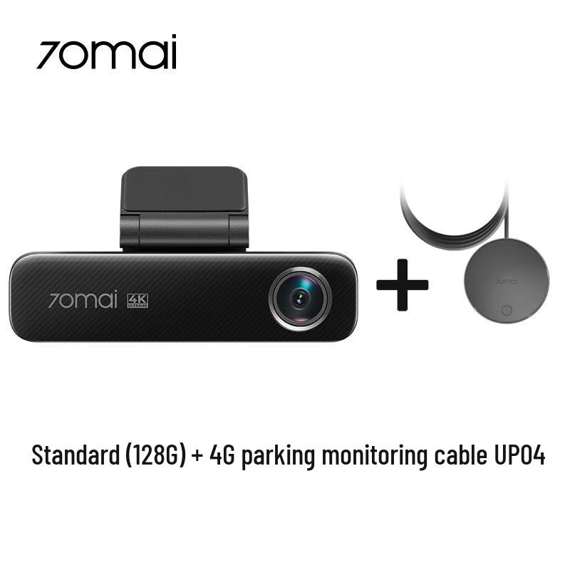 70mai M800 4K Nachtsicht Dashcam: Doppelaufnahme vorne/hinten mit 4G-Fernüberwachung & Parküberwachung.