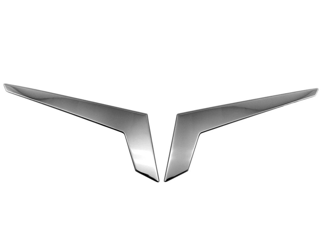 BRIGHTZ Finish Stainless Steel Plated Back Door Garnish for eK Cross Space 38A eK Cross Cross Space Ultra-Mirror (2-Piece Set) (34, 35, 37, 38)