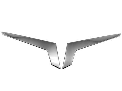 BRIGHTZ Stal nierdzewna z powłoką Super Mirror Wykończenie Listwa tylnych drzwi do Toyota Roox i 48 i (Zestaw 2-częściowy) 44, 45, 47, (Modele B44A, B45A, B47A,