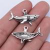 20pcs Fish Charms Antique Silver Color Tropical Fish Charms Pendants For Bracelets Fish Charms Making Jewelry