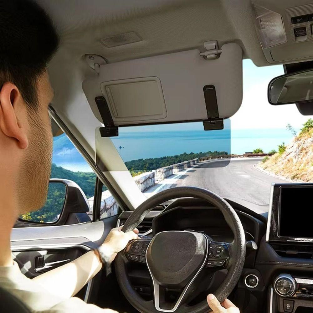 UV Blocking Car Sun Visor Adjustable Sun Visor Extender HD Night Vision Goggle Reduces UV Rays