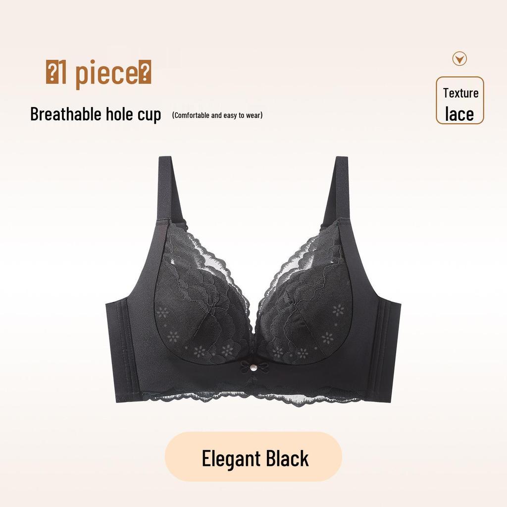 Breathable Invisible Underwire Bra for Small Busts - Anti-Sagging with Adjustable Fit