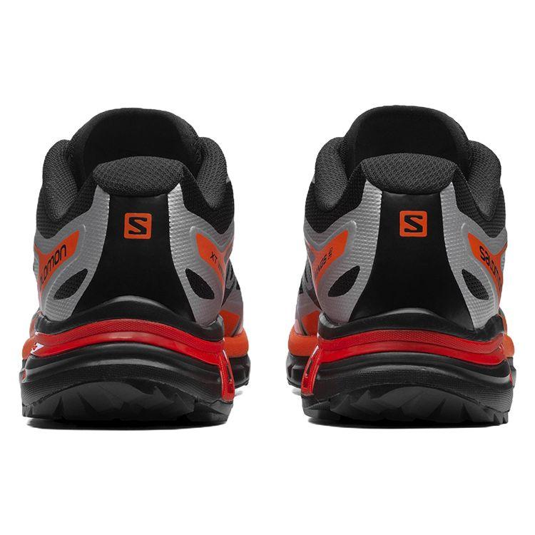 Salomon Xt-Wings 2 Trendy Sports Fabric Wear-Resistant Low-Top Running Shoes Unisex sneakers Black Silver 416260