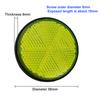 Motorrad, Elektrofahrrad, Hochreflektierender runder Reflektor, Reflektor, Hinterrad-Schutzblech-Bremswarnvorrichtung
