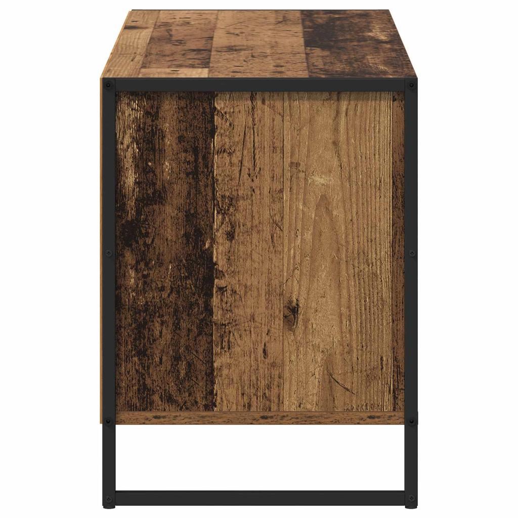 TV Stand 100 X 36 X 49.5 Cm Reclaimed Wood Engineered Wood