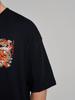 Tiger and Dragon Printed Short Sleeves Men Oversized Y2k Short Sleeve Fashion Casual Streetwear Harajuku Female Male Clothing