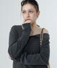 LOVENTINA Slit Off-Top_Melange Grey