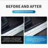 BUH1 For AMG Car for Mercedes benz AMG 4pcs Car Threshold Protector Transparent Decorative Badge Sticker For Mercedes Benz B/C/E/S Cl