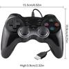 Kabelgebundener USB-Gamecontroller, Gamepad für mehrere Plattformen mit breiter Kompatibilität und erweiterten Funktionen für den PC