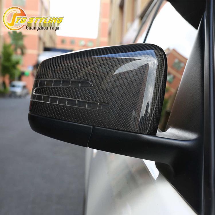Dry Carbon Fiber Rearview Mirror Cover for Mercedes A, B, E, CLA, CLS, GLK, GLA Class, W204, 212