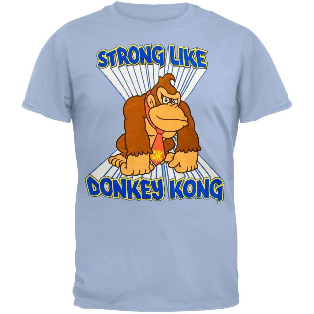 Donkey Kong Shirt Strong Like Donkey Kong Nintendo - M L