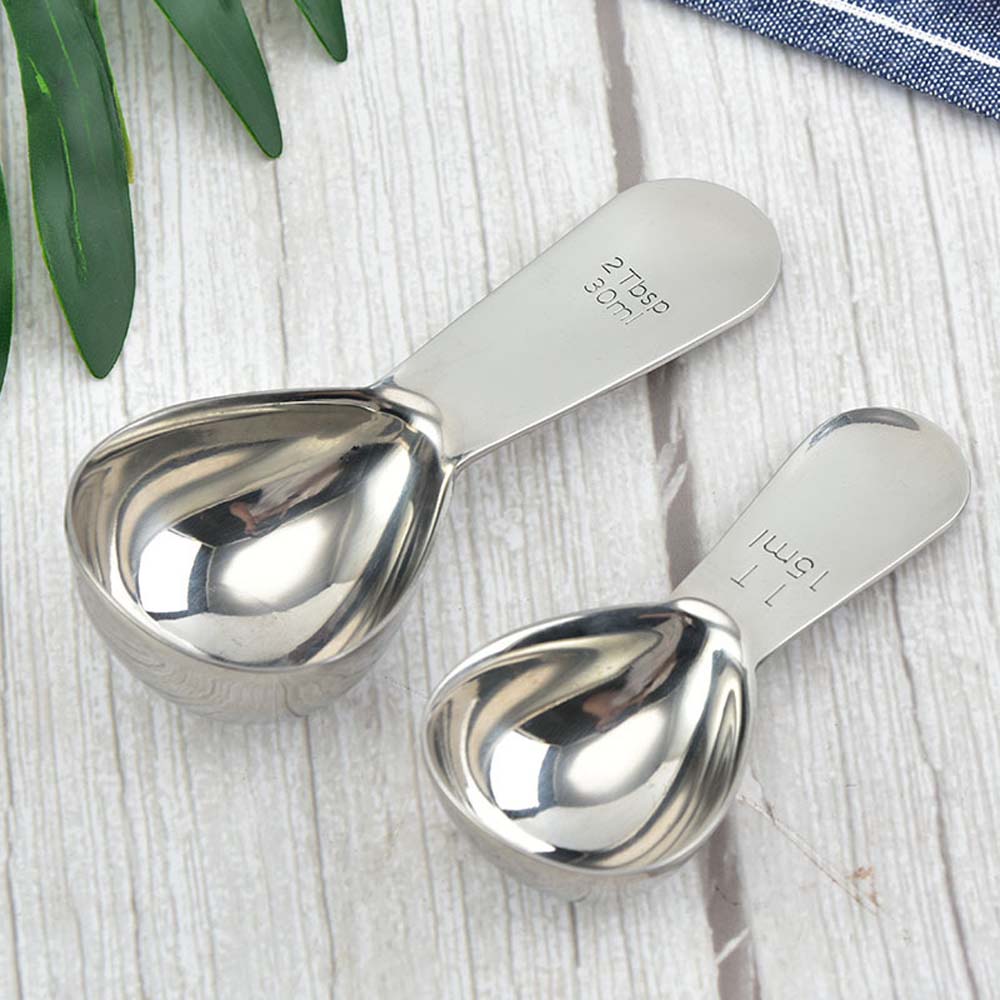 Measure Tool Coffee beans Stainless Steel Coffee Spoon Tea Spoon Measure Scoop Coffee Scoop