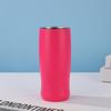 304 Stainless Steel Vacuum Insulated Travel Mug 20oz Oval Car Cup Portable Thermos Office Outdoor Commute