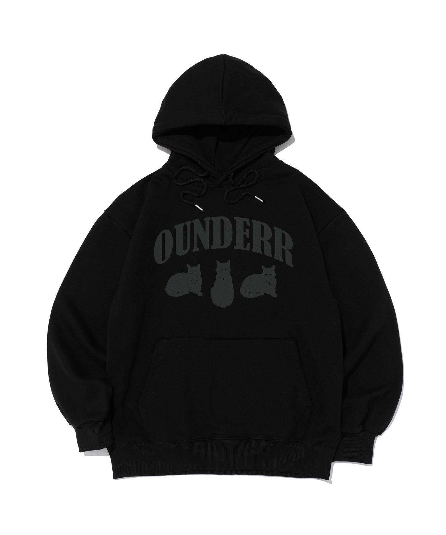 Худи оверсайз O Under R Urban Cats (черный) M (Brushed)