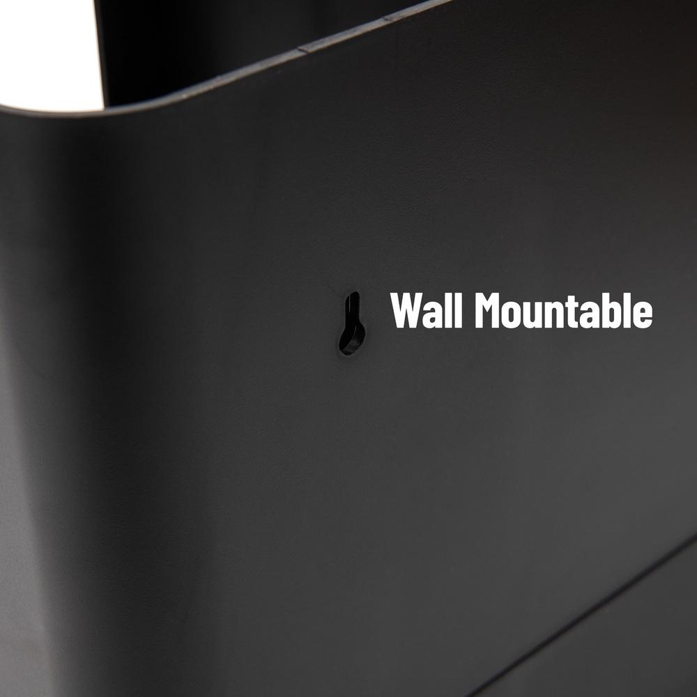 Cup Condiment Station Countertop Organizer Coffee Tea Accessories Holder Efficient Storage Solution Office Kitchen Breakroom