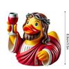 Jesus Duck and Mary Duck StatuesHome Garden Desk Decorations Handicrafts Gifts