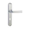 Camila Chrome-Satin Door Handle 72 Key-Locked - Mp Kl Vc7Kc