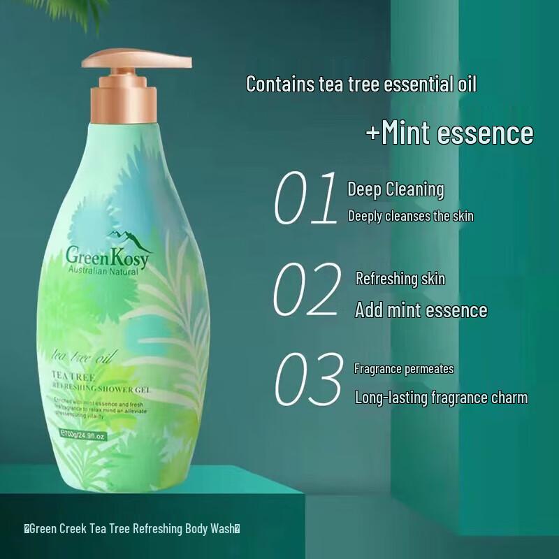 Green Valley Australian Tea Tree & Orange Blossom Shower Gel Set