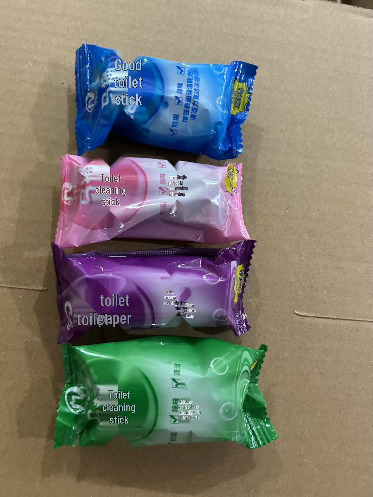 

Long-Lasting Blue Bubble Toilet Bowl Cleaner & Deodorizer Stick