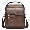 Men's Messenger Bag Leather Crossbody Shoulder Bag Classic Waterproof Briefcase Satchel Travel Bag