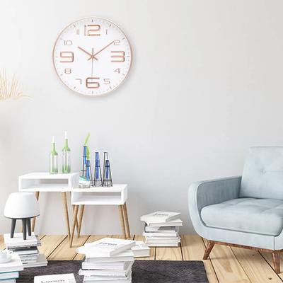 Wall Clock Fashion Creative Wall Clock Travel Time Accurate No Punching No Ticking Digital Wall Clock for Wall Decoration Child