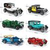 Technician Retro Antique Vintage Car Speed Champions Model Style Blocks City Classic Toys Gift Roadster Vehicle Supercar Brick